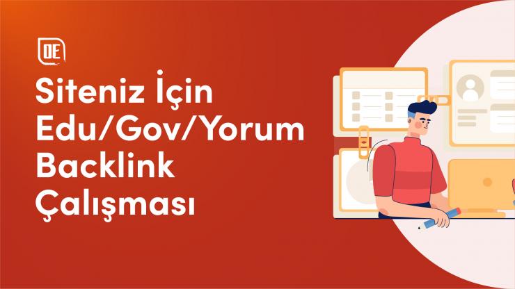 Siteniz için organik EDU-GOV-YORUM Backlink çalışması yaparım