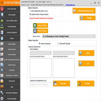 Uyap Katibim , Uyap Toplu Takip Açma Programı Yazılımı