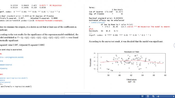 Ben, SPSS, R programlama veya R studio, Stata, Excel, Eviews ve Minitab ile veri girişi ve veri analizi yaparım.