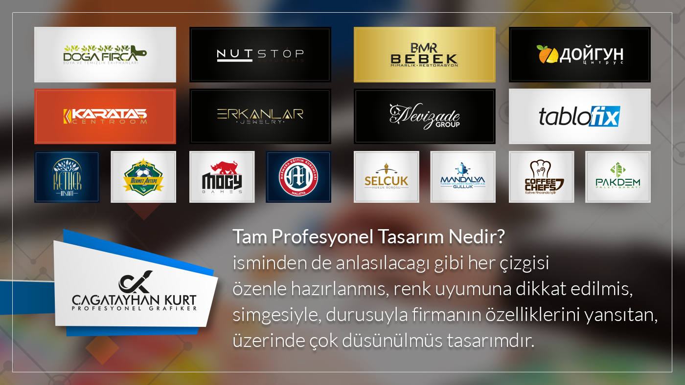 Ben uygun fiyat garantisiyle tam profesyonel logo yaparım.