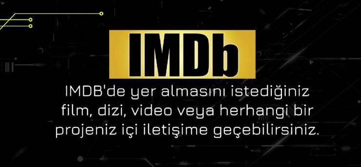 IMDB'ye sahip olduğunuz projeyi ekliyorum