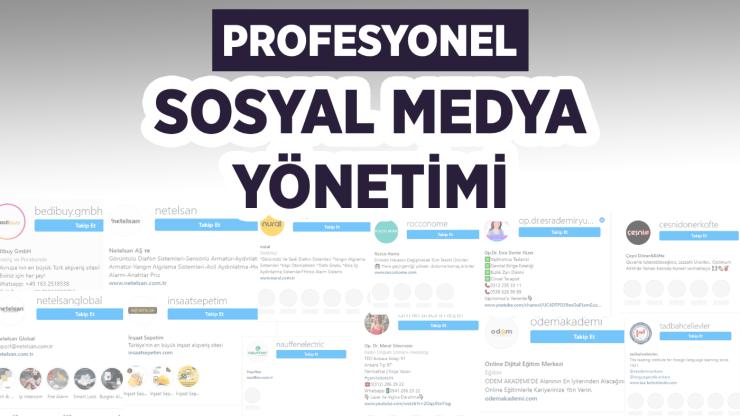 Profesyonel Sosyal Medya Yönetimi