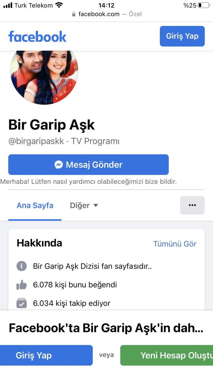 6 Bin Takipçili Facebook Sayfası Satılık