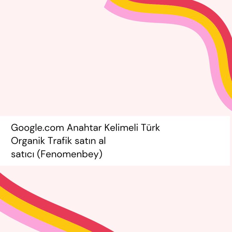 Google.com Anahtar Kelimeli Türk Organik Trafik
