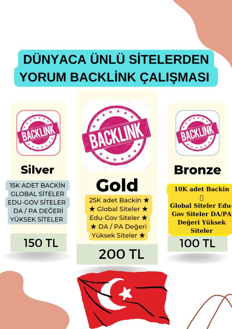 Dünyaca Ünlü Sitelerden YORUM BACKLİNK Çalışması