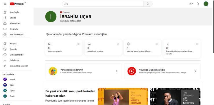 ÇOK UCUZA 1 AYLIK YOUTUBE PREMİUM ÜYELİĞİ