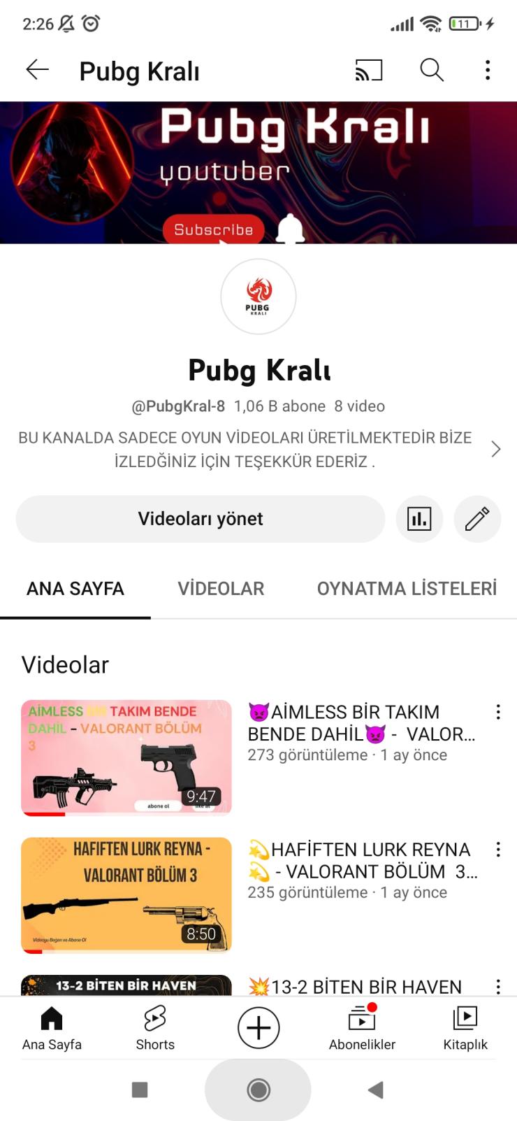 Para kazanması açık YouTube türk oyun kanalı 