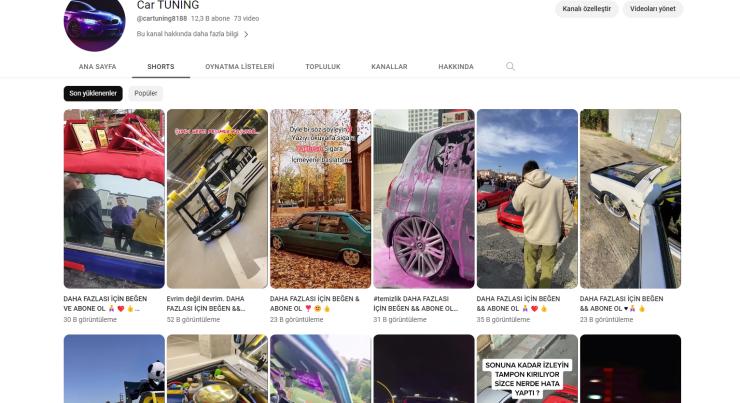 12.300 ABONELİ  SATLIK YOUTUBE KANALI