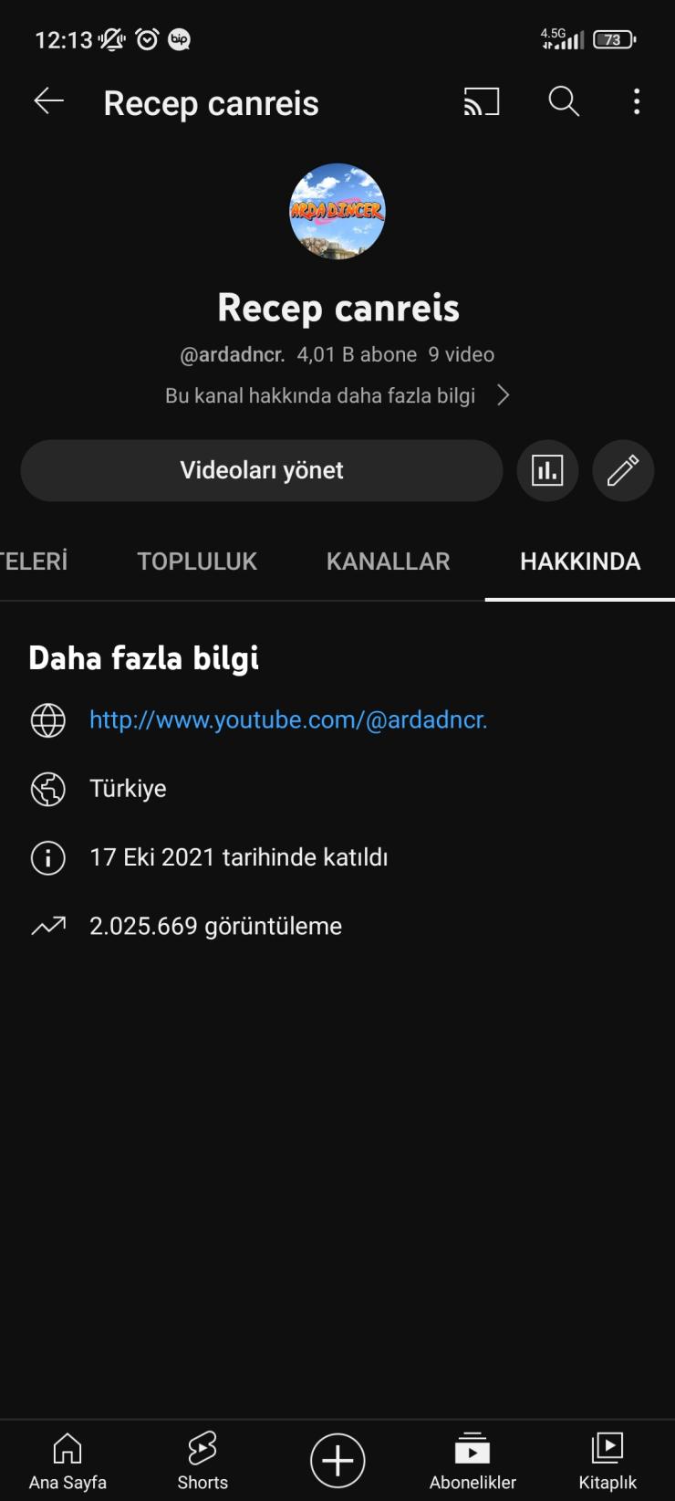 4k aktif YouTube kanalı satılıktır