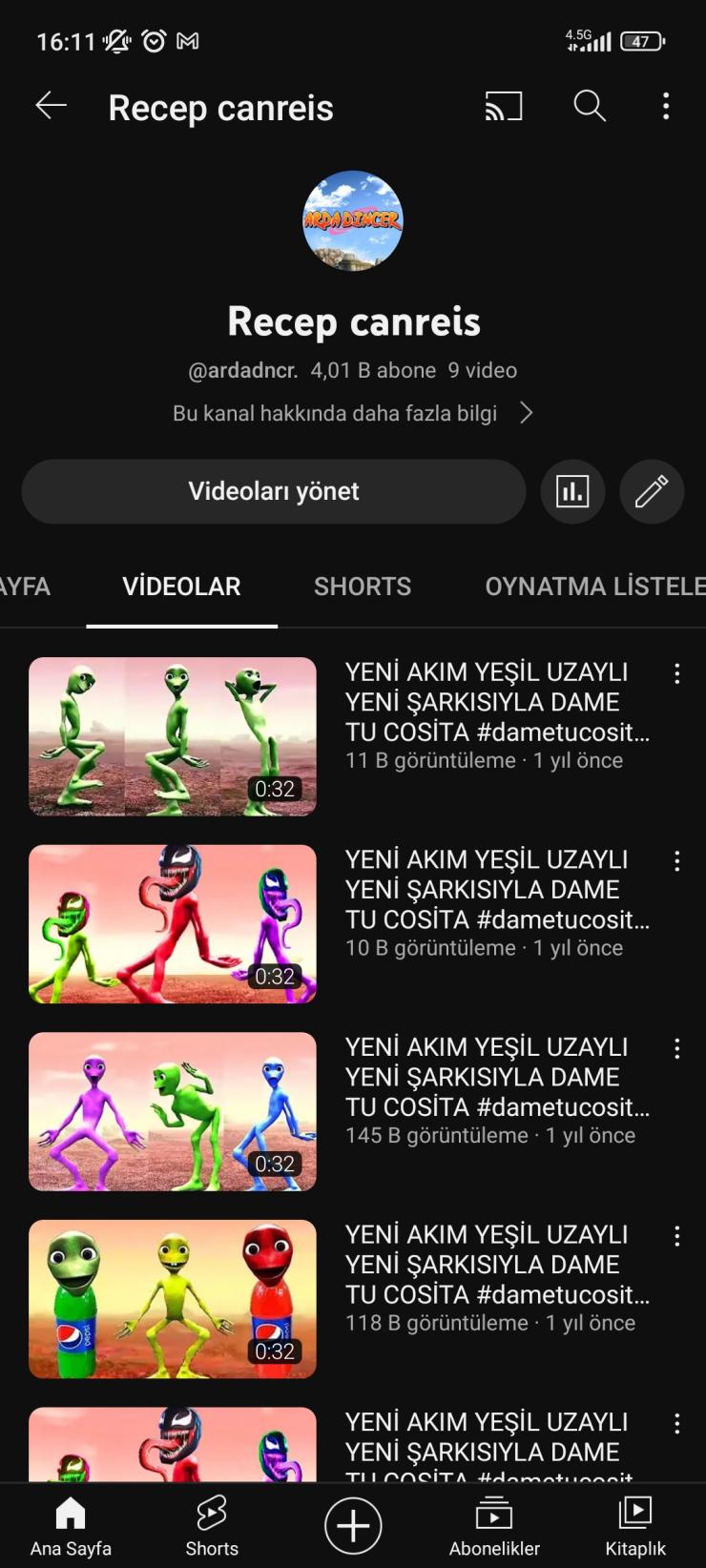 4k aktif YouTube kanalı satılıktır