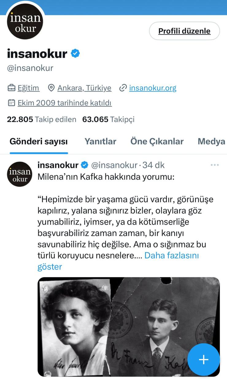 insanokur twitter hesabında tantım (şimdilik 63 bin takipçili)