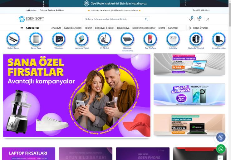 E-Tİcaret Yazılımı - Mobil Uyumlu