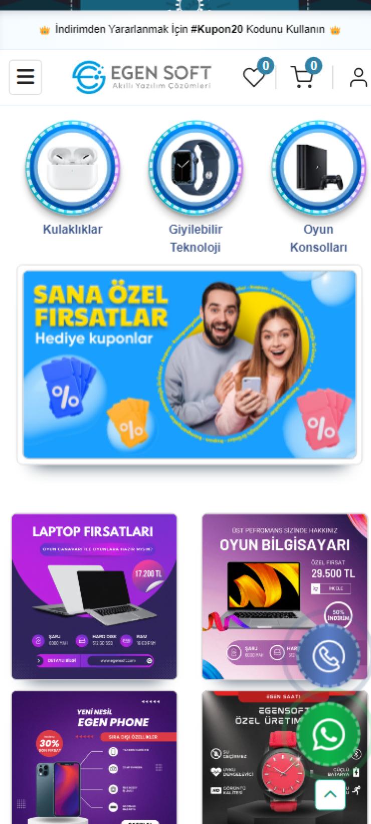 E-Tİcaret Yazılımı - Mobil Uyumlu