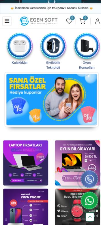 E-Tİcaret Yazılımı - Mobil Uyumlu