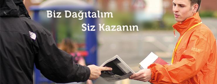 Sizin için Reklam Broşürlerinizin Dağıtımını Yapabilirim  istanbul