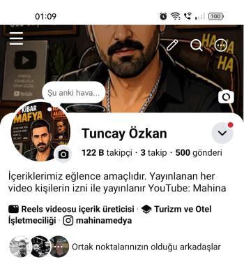 122 K takipçili tüm para kazanma araçları aktif 