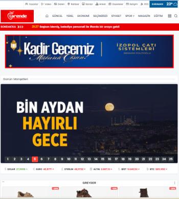 NEWS KAYITLI, KURUMSAL VE OTORİTER HABER SİTESİNDE REKLAM YAYINI