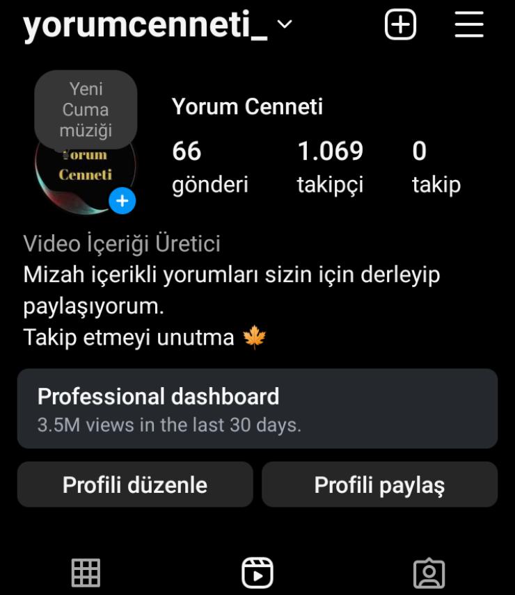 Acil Organik Takipçili Satılık Hesap