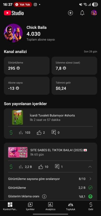4k Pk açık kanal 