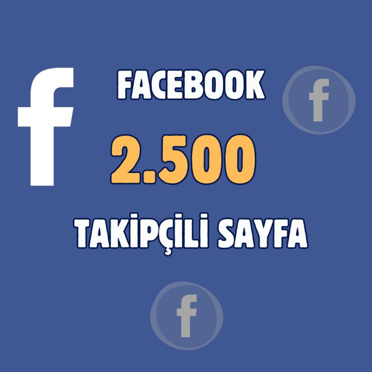 2500 Takipçili Aktif Organik Facebook Sayfası