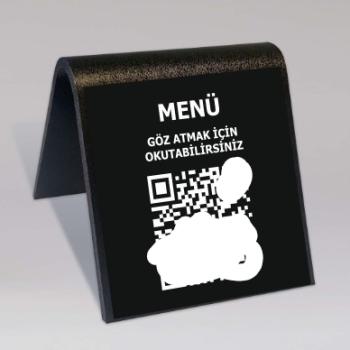 YİYECEK VE İÇECEK SEKTÖRÜ İÇİN MASADA QR'LI MENÜ DİZAYNI