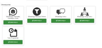 Toplu WhatsApp Gönderici + Grup Gönderici + WhatsApp Otomatik Cevap Botu 