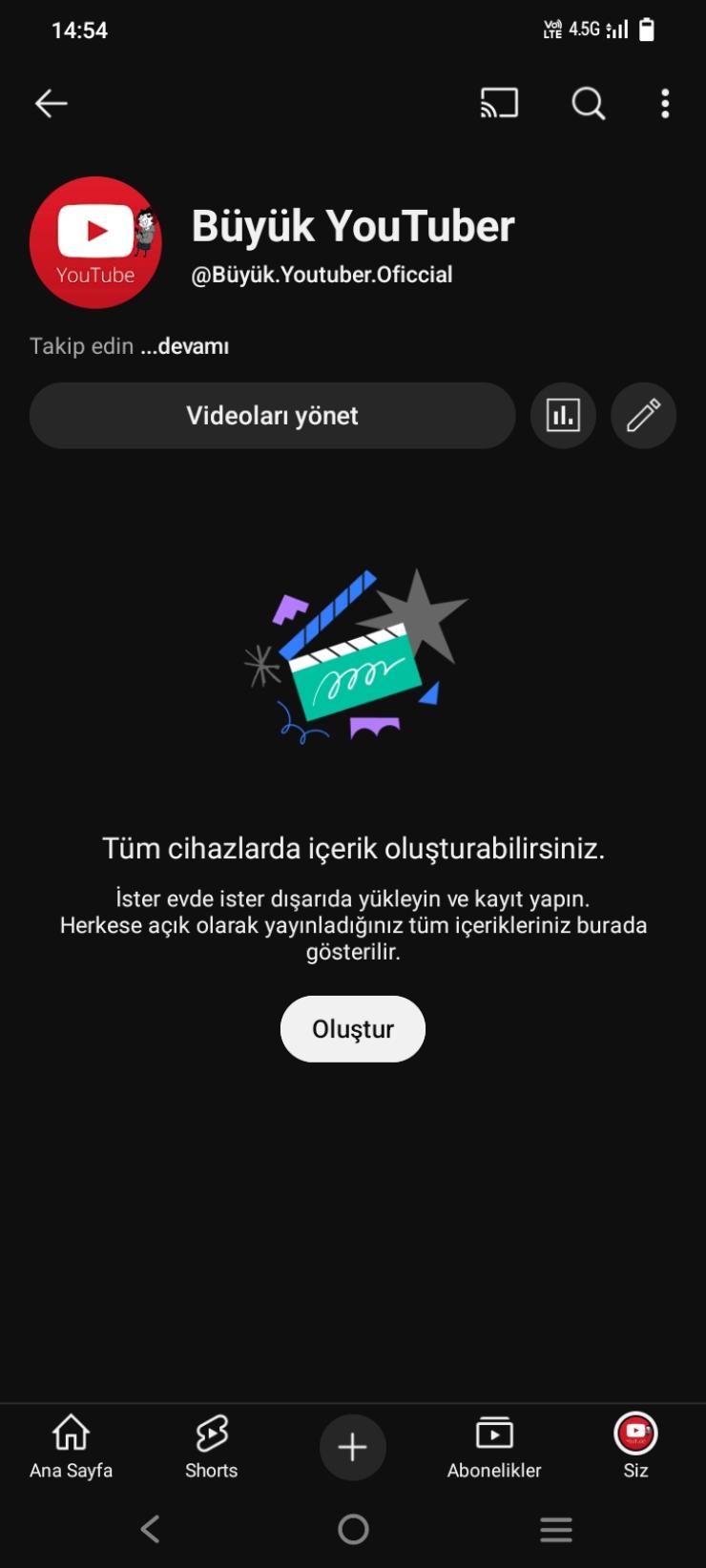 Uygun fiyata satılık YouTube kanalım 