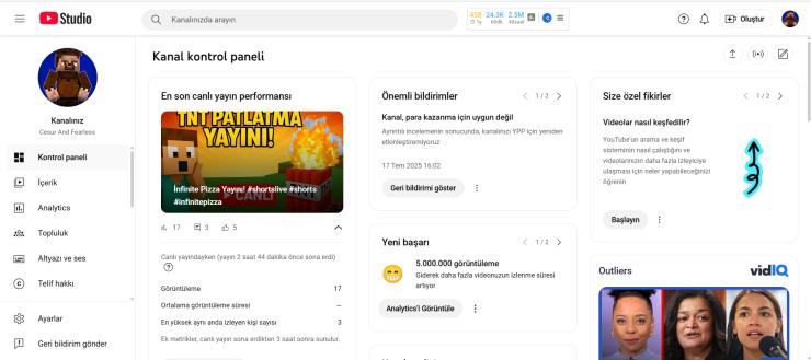 19 Bin Aboneli Kanal Para Kazanması Kapalı Pazarlık Yapılır