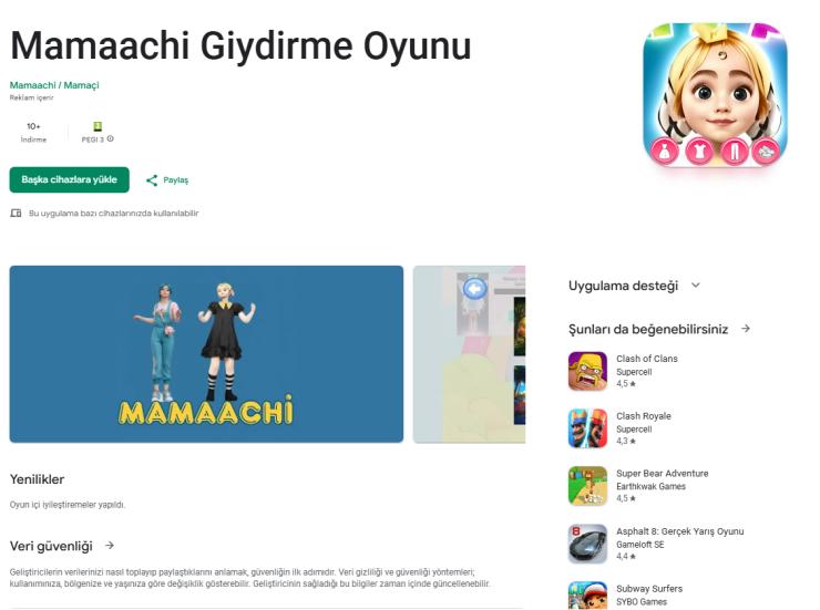 Para Kazanması Açık Youtube Çocuk Kanalı Ve Google Play Store Oyunu ile birlikte satılık