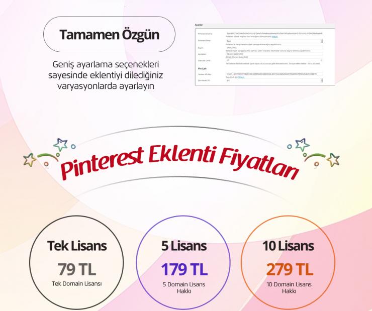 Pinterest Otomatik Eklentisi - Pinterest'ten WordPress'e WordPress'ten Pinterest'e