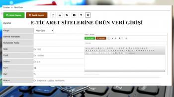 E-Ticaret Sitenize, N11, Gittigidiyor, Ptt Avm Gibi Sanal Mağazalara Ürün - Veri Girişi Yapabilir - Düzenleyebiliriz.