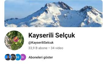 33 bin abone li YouTube kanalı