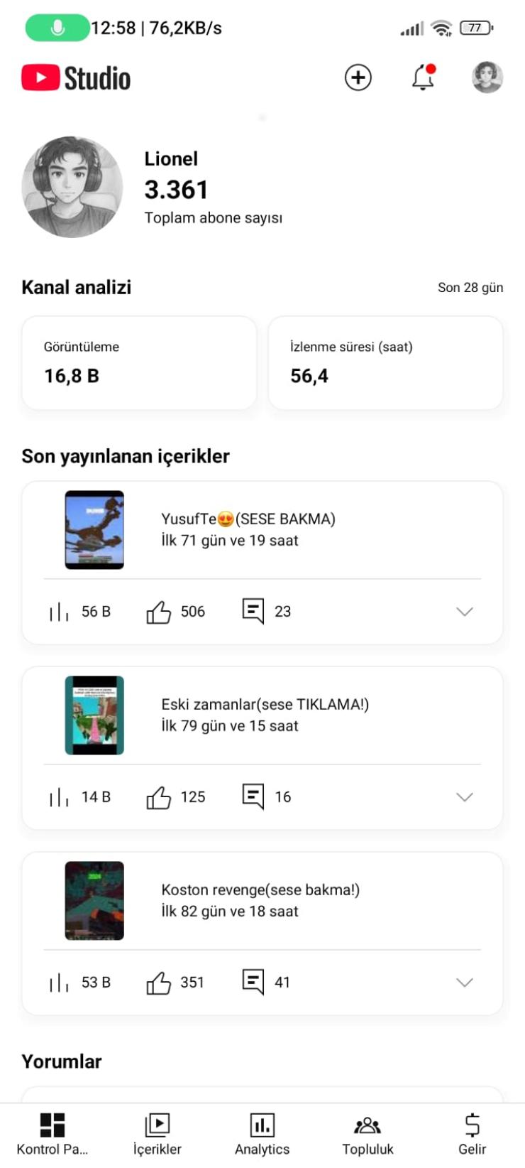 ⭐[Para kazanma açık 3K aboneli| katıl açık