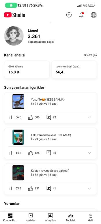 ⭐[Para kazanma açık 3K aboneli| katıl açık