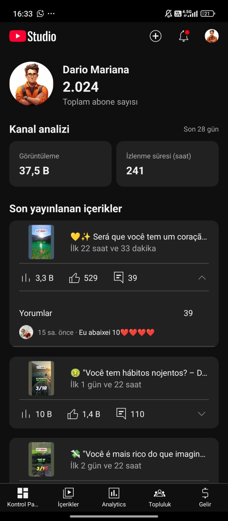 ⭐[Full Aktif] 2K Aboneli | Organik Portekizcs