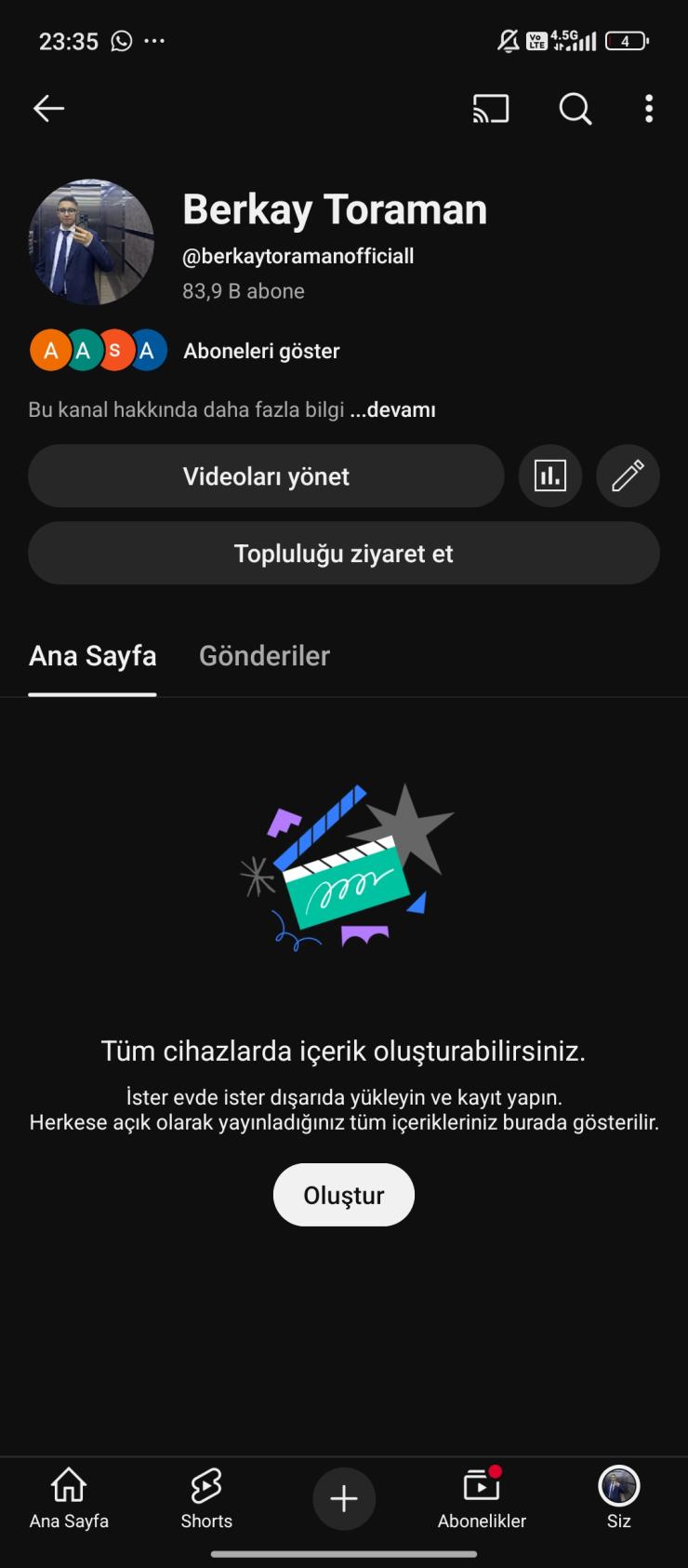 ⭐[Full Aktif]83K Aboneli | Organik kanal 
