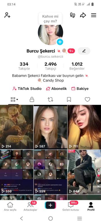 Keşfetli TikTok hesabım satılıktır 