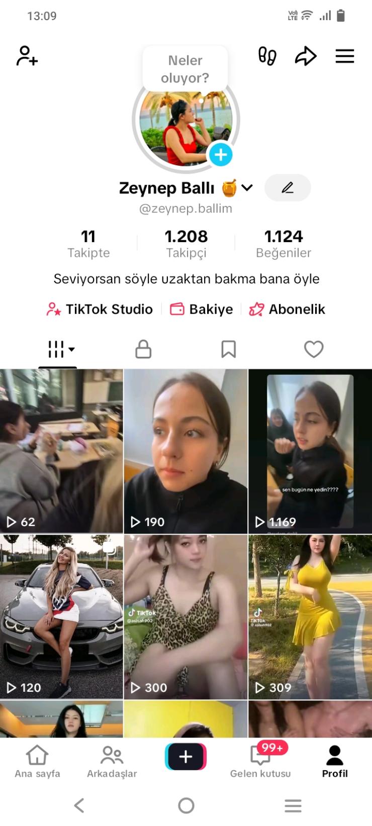 Keşfetli TikTok hesabım satılıktır 