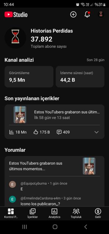 pk açık 38 bin aboneli 18 milyon görüntülenmeli global kanal