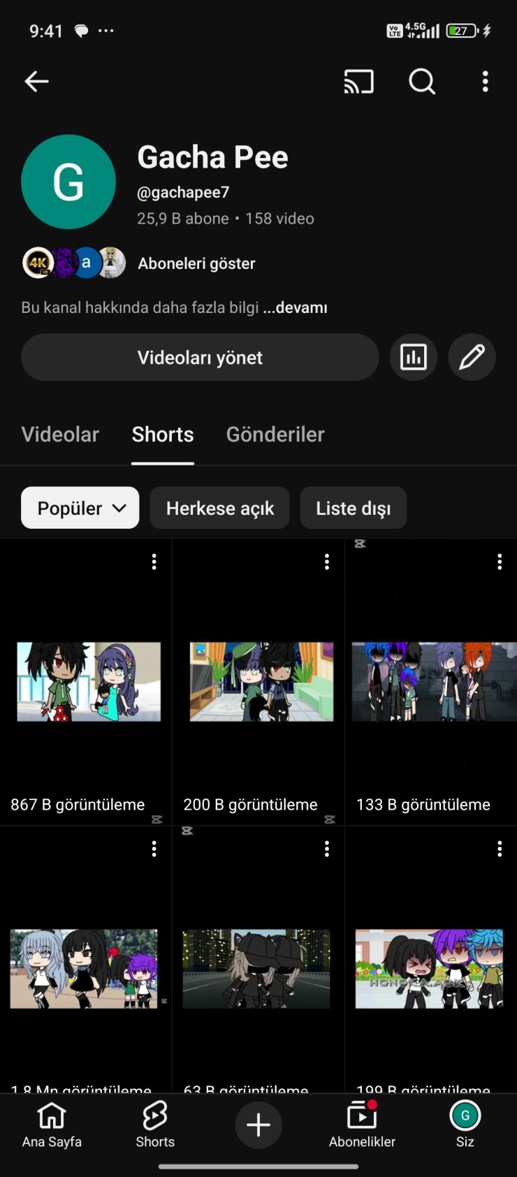 ⭐[Full Aktif] 26K Aboneli | Organik Türk Kitle 