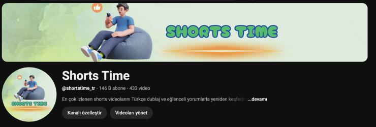 Organik Büyüyen PK Açık Shorts Kanalı - Telifsiz, Gelecek Vaat Eden Hesap