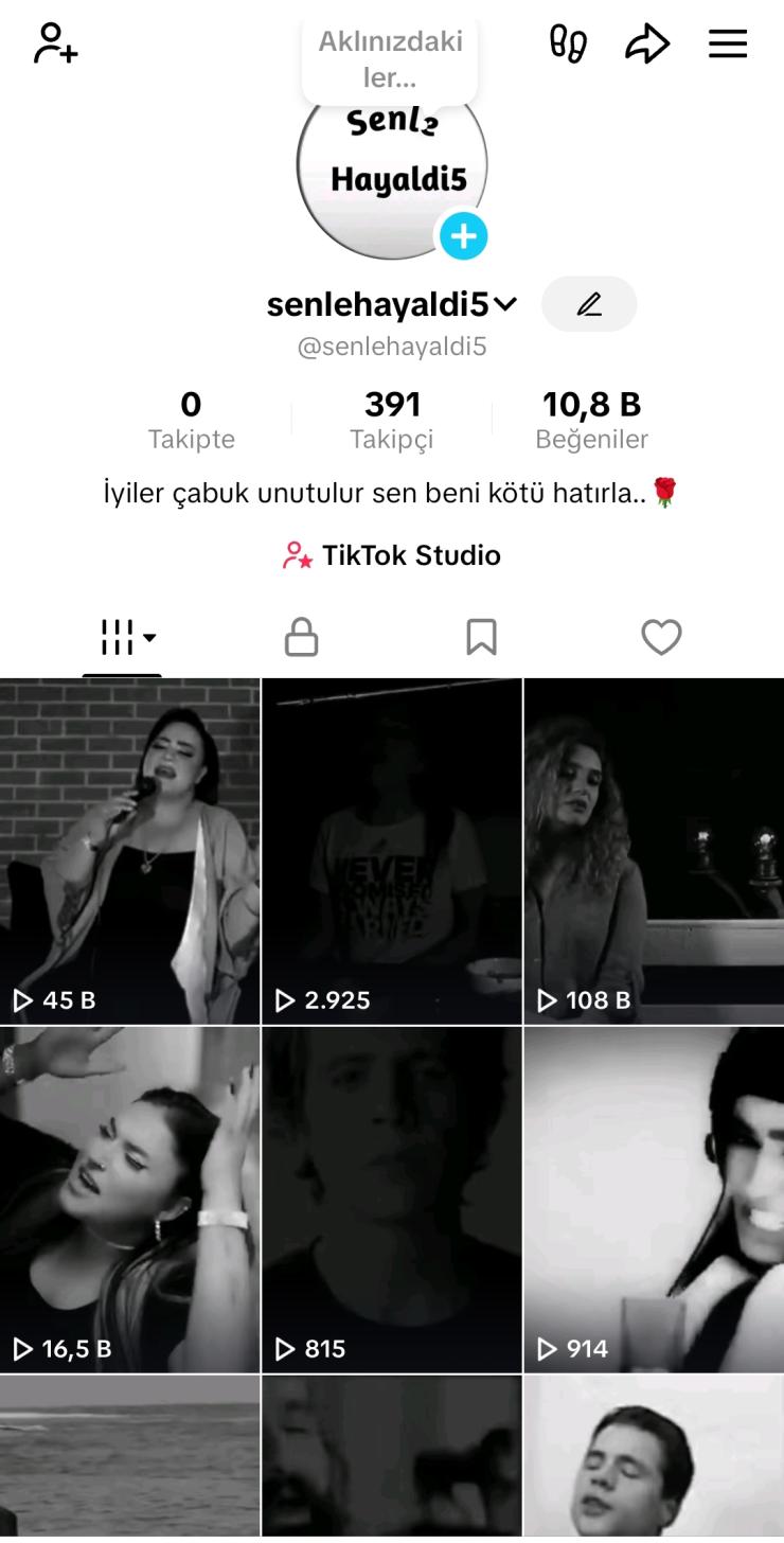 Acil satılık tiktok hesabı