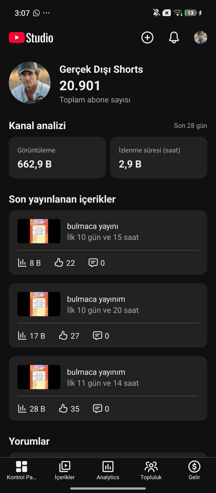 ⭐Anlık 700 izlenen Aktif Canlı yayın kanalı 21K Aboneli