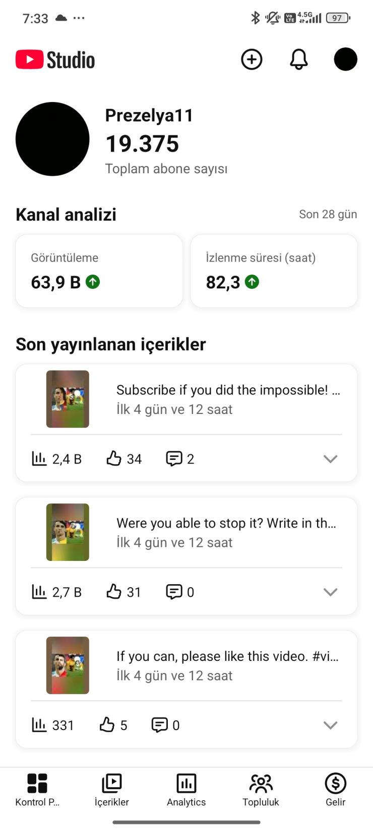 PK AZ KALMIŞ 20K ABONELİ KEŞFET KANALI 