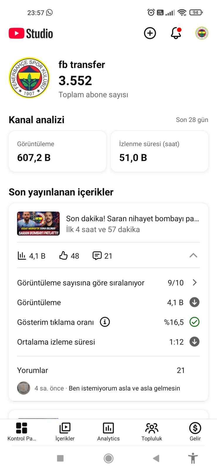 Anormal keşfetli futbol kanalı 
