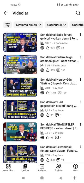 Anormal keşfetli futbol kanalı 