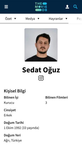 Ben sizin için tmdb oyuncu, sanatçı, yönetmen hesabı açabilirim.