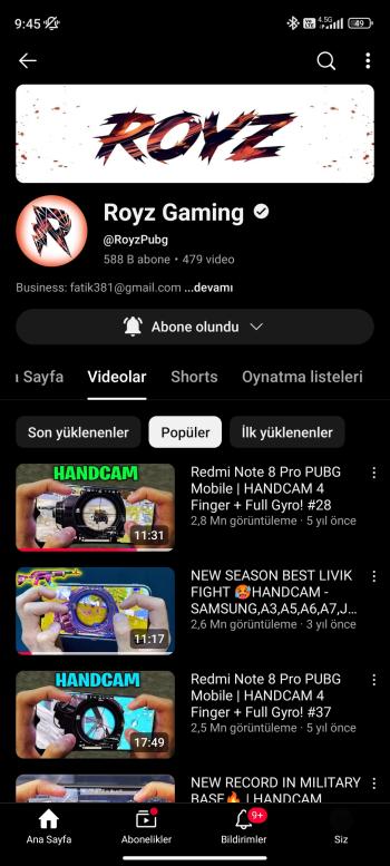 588k aboneli kanal 