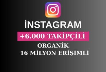 6.5K ORGANİK KEŞFETİ AÇIK AKTİF İLK MAİLLİ İNSTAGRAM