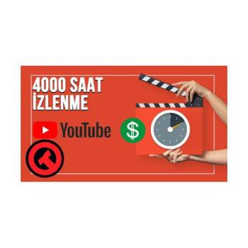 Youtube 4000 Saat İzlenme Saati